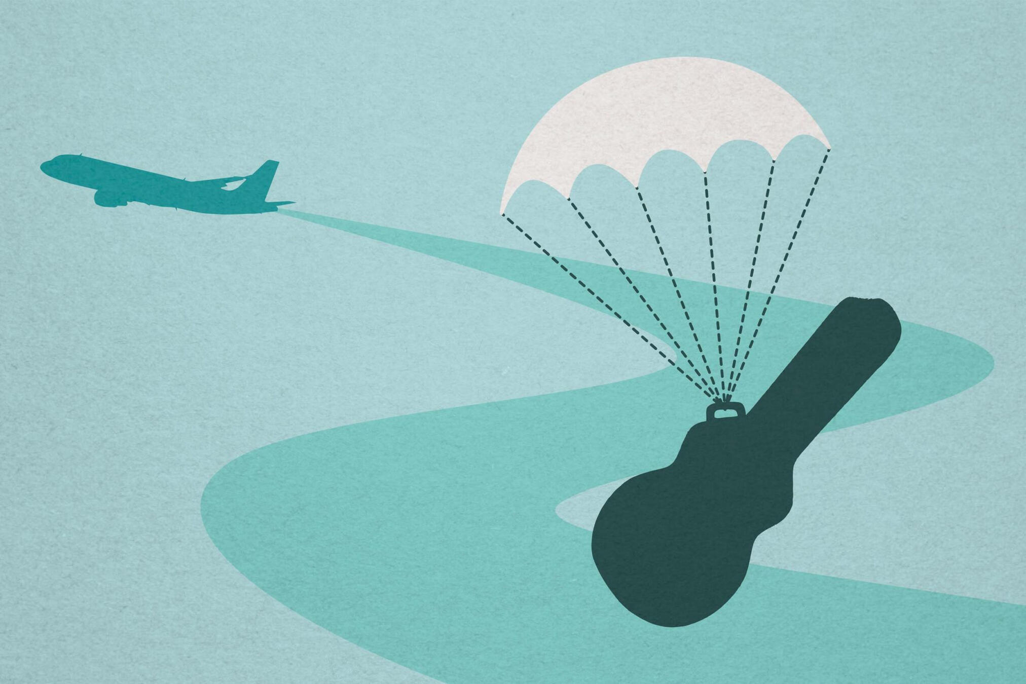 Acoustic Guitar Magazine Illustration