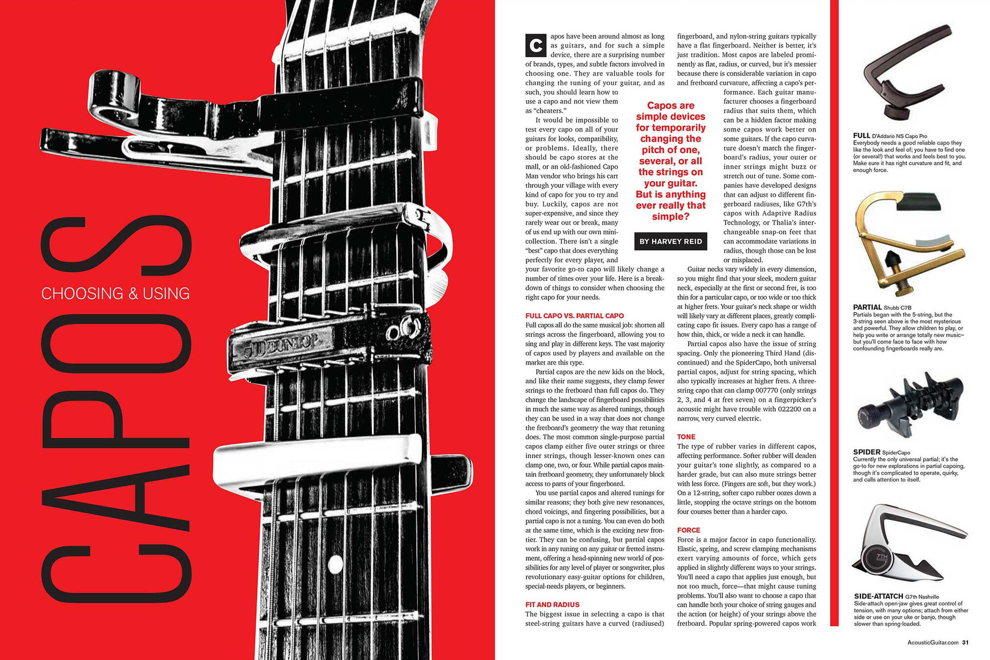 Acoustic Guitar Magazine Editorial Design